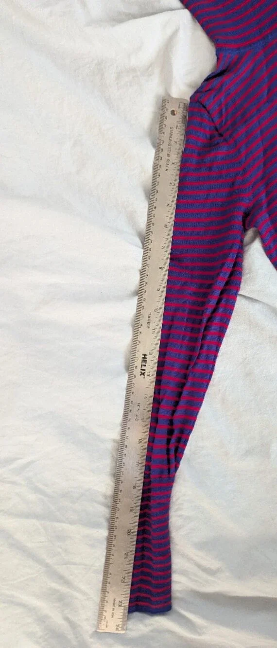 J. Crew Red And Blue Striped Wool Sweater, XS